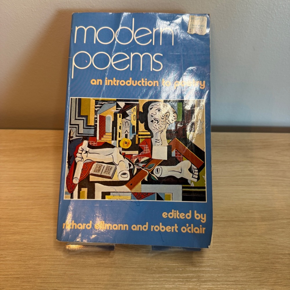 Modern Poems An Introduction to Poetry Richard Ellmann Norton 1976 Picasso Art